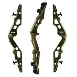 Mybo Pathfinder 19" Recurve Riser -Bow Master Supplies 19 green web