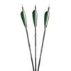 Gold Tip Warrior Arrows - With Feathers -Bow Master Supplies 815422 1