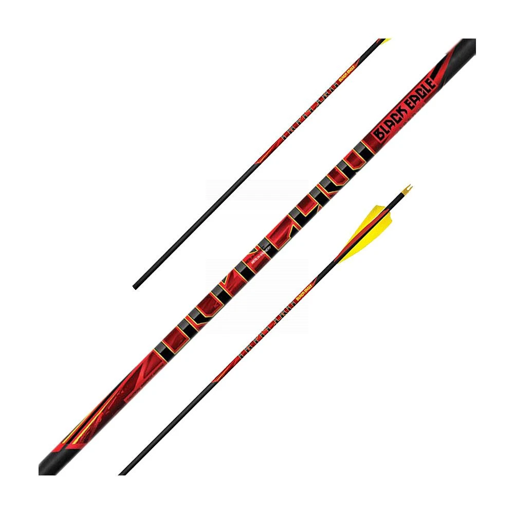 Black Eagle Arrows Feather Fletched Outlaw 3 Black Eagle Arrows Feather Fletched Outlaw