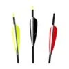 Bearpaw Slimline Black Arrows - Vanes -Bow Master Supplies BPA069 2