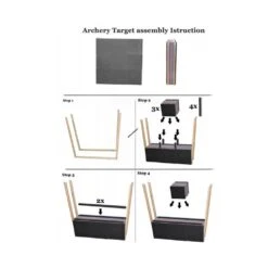 MAC 9 Section Modular Foam Target -Bow Master Supplies MAC072 1
