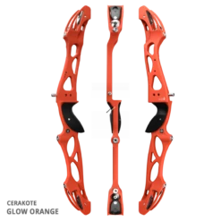 Mybo Elite 25" Recurve Riser 2024 -Bow Master Supplies elite glow orange 852614