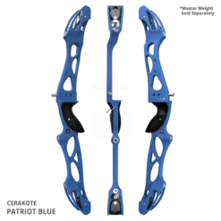 Mybo Elite 25" Recurve Riser 2024 -Bow Master Supplies elite patriot blue 852611