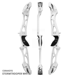 Mybo Elite 25" Recurve Riser 2024 -Bow Master Supplies elite stormtrooper white 852600