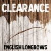 Clearance - English Longbows -Bow Master Supplies english longbow clearance
