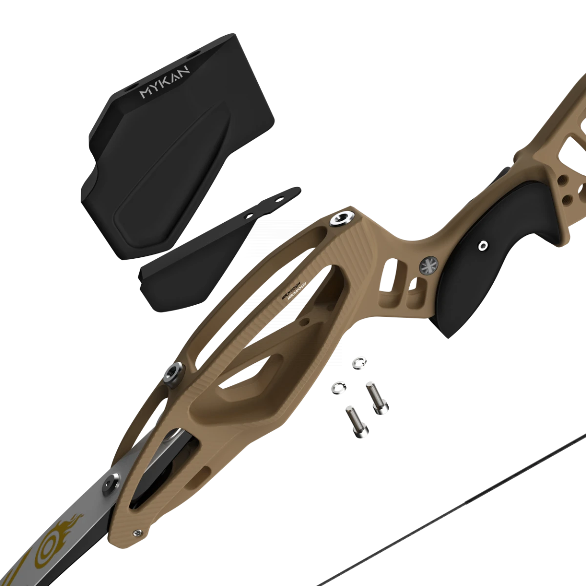 Mybo MYKAN 25" Barebow Riser 2024 9 Mybo MYKAN 25" Barebow Riser 2024 - Image 7