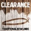 Clearance - Traditional Bow Limbs -Bow Master Supplies traditional bow limbs clearance