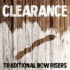 Clearance - Traditional Bow Risers -Bow Master Supplies traditional bow risers clearance
