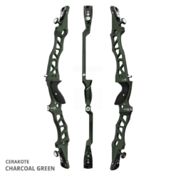 Mybo Wave XL 27" Recurve Riser 2024 -Bow Master Supplies wave xl 27 charcoal green 852581