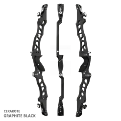 Mybo Wave XL 27" Recurve Riser 2024 -Bow Master Supplies wave xl 27 graphite black 852579